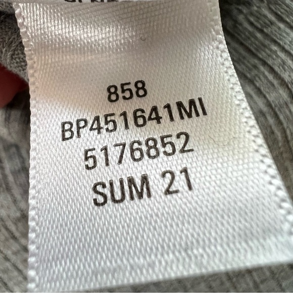 NWT NORDSTROM BP Polo Tank Sleeveless Mini Tennis Dress Ribbed Grey Size S - Picture 14 of 14